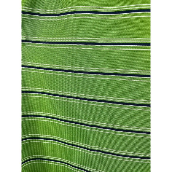 Nike Golf Shirt XXL 2XL Green Stripe Short Sleeve Polo Mens - Picture 4 of 6